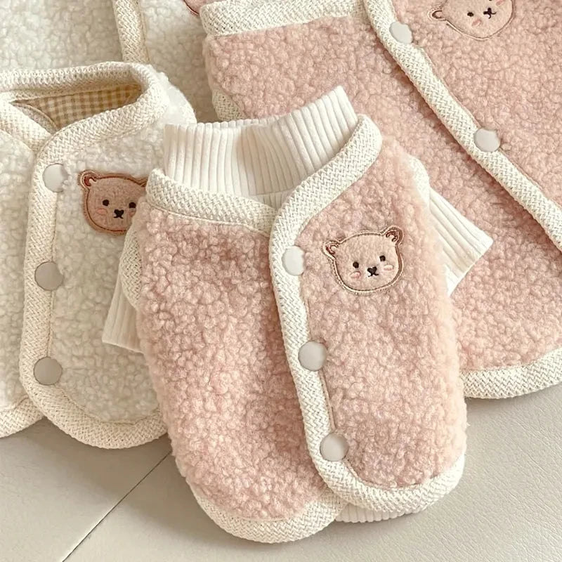 Cute Bear Winter Dog Jacket (XS–XL) 🧸❄️🐶