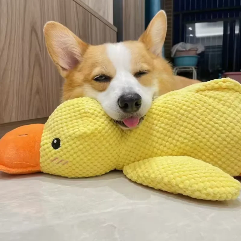 🐤Snuggle Duck Plush Squeaky Toy