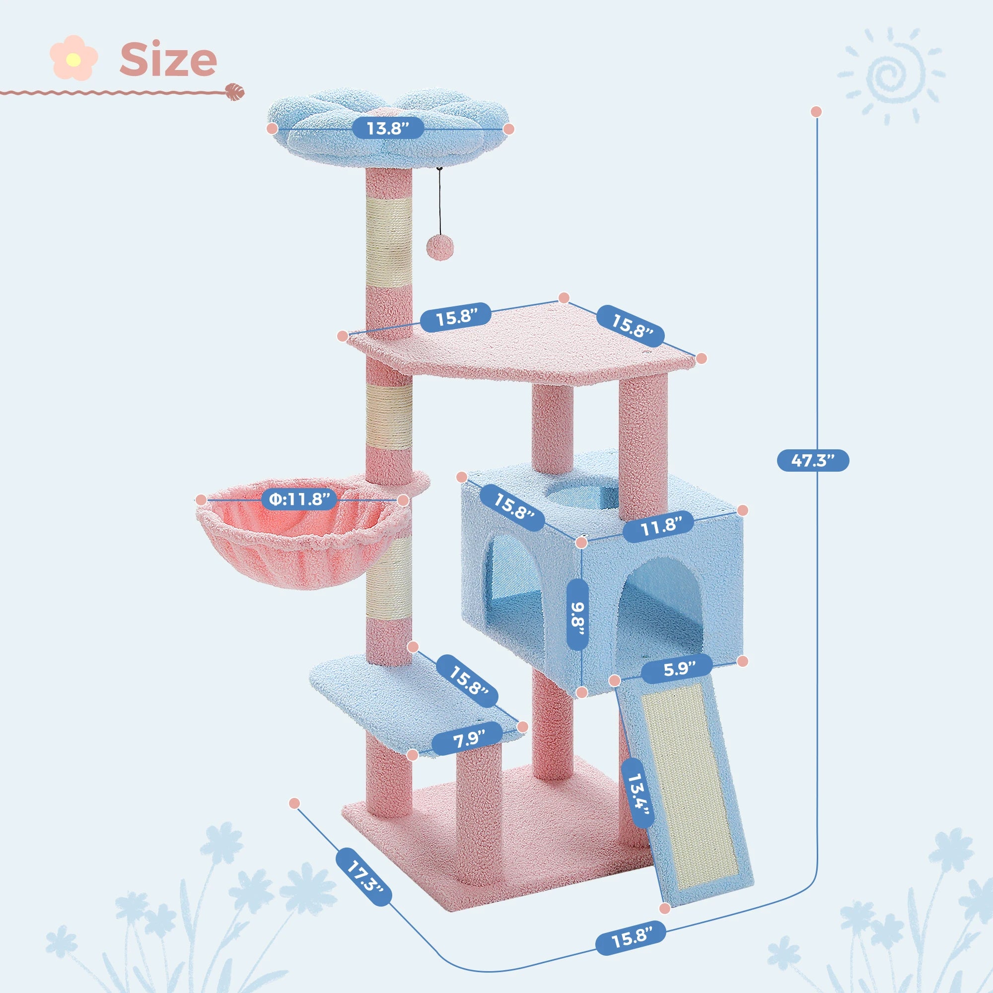 BloomCloud Cat Tree