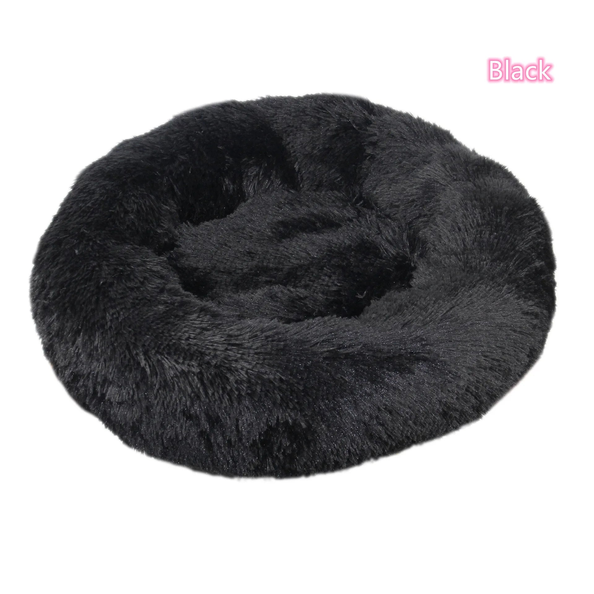 Super Soft Plush Pet Bed – Washable Calming Donut Bed for Cats & Dogs, Cozy Winter Sleeping Nest