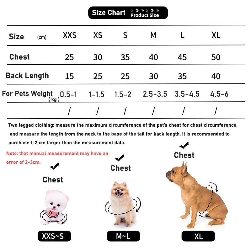 Winter Fleece Pet Vest for Small Dogs & Cats (XXS–XL)