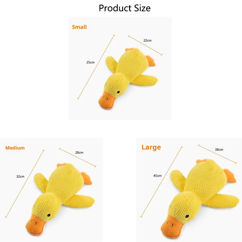 🐤Snuggle Duck Plush Squeaky Toy