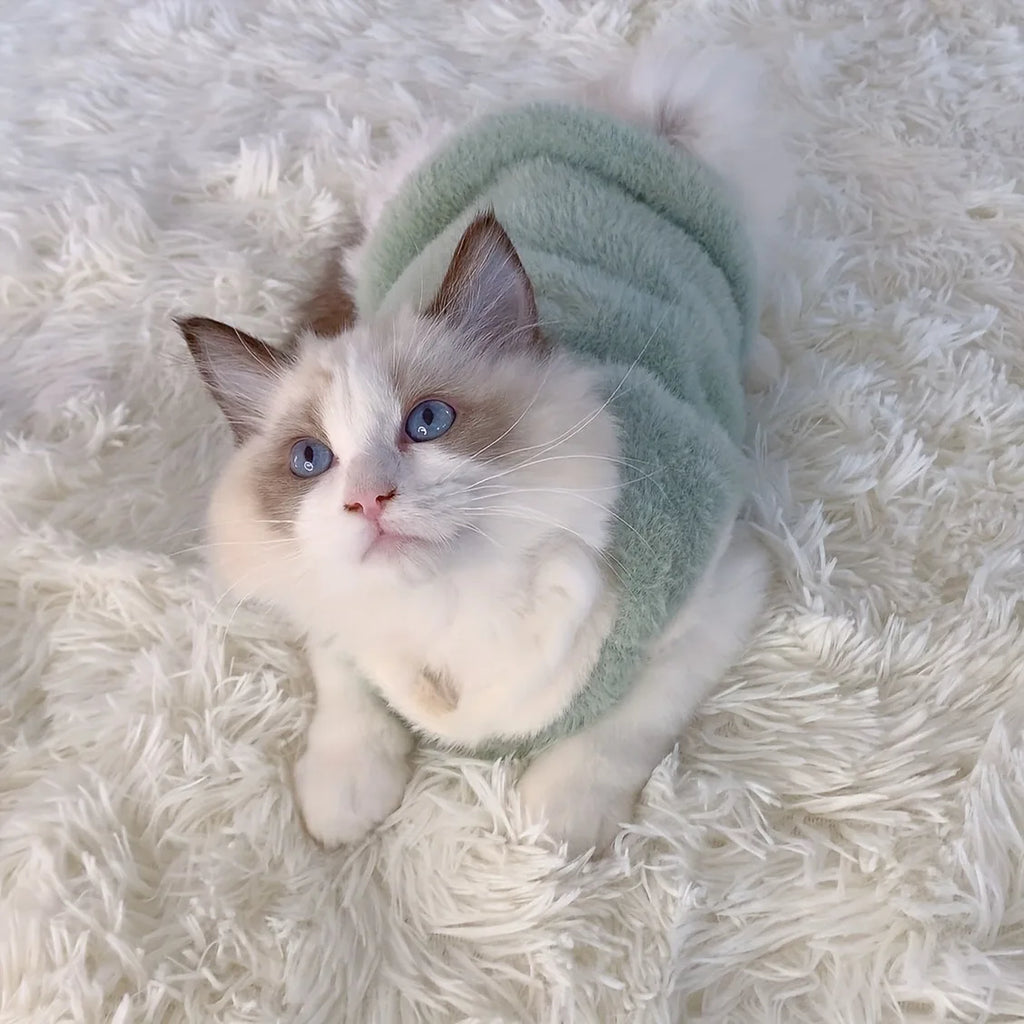 Winter Warm Cat Clothes Sweater