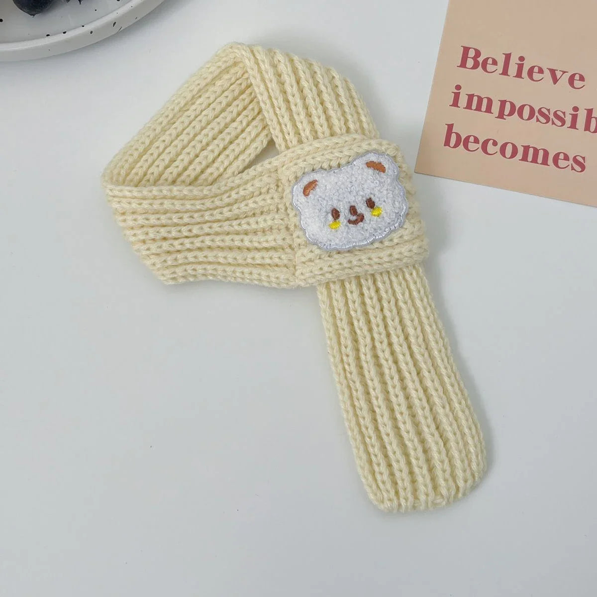 Necklace for Paws: Cozy Knit Pet Scarf