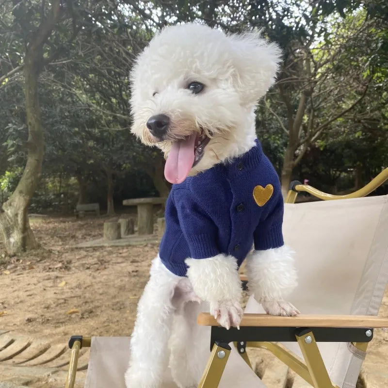Love Heart Dog Hoodie Sweater ❤️🐶
