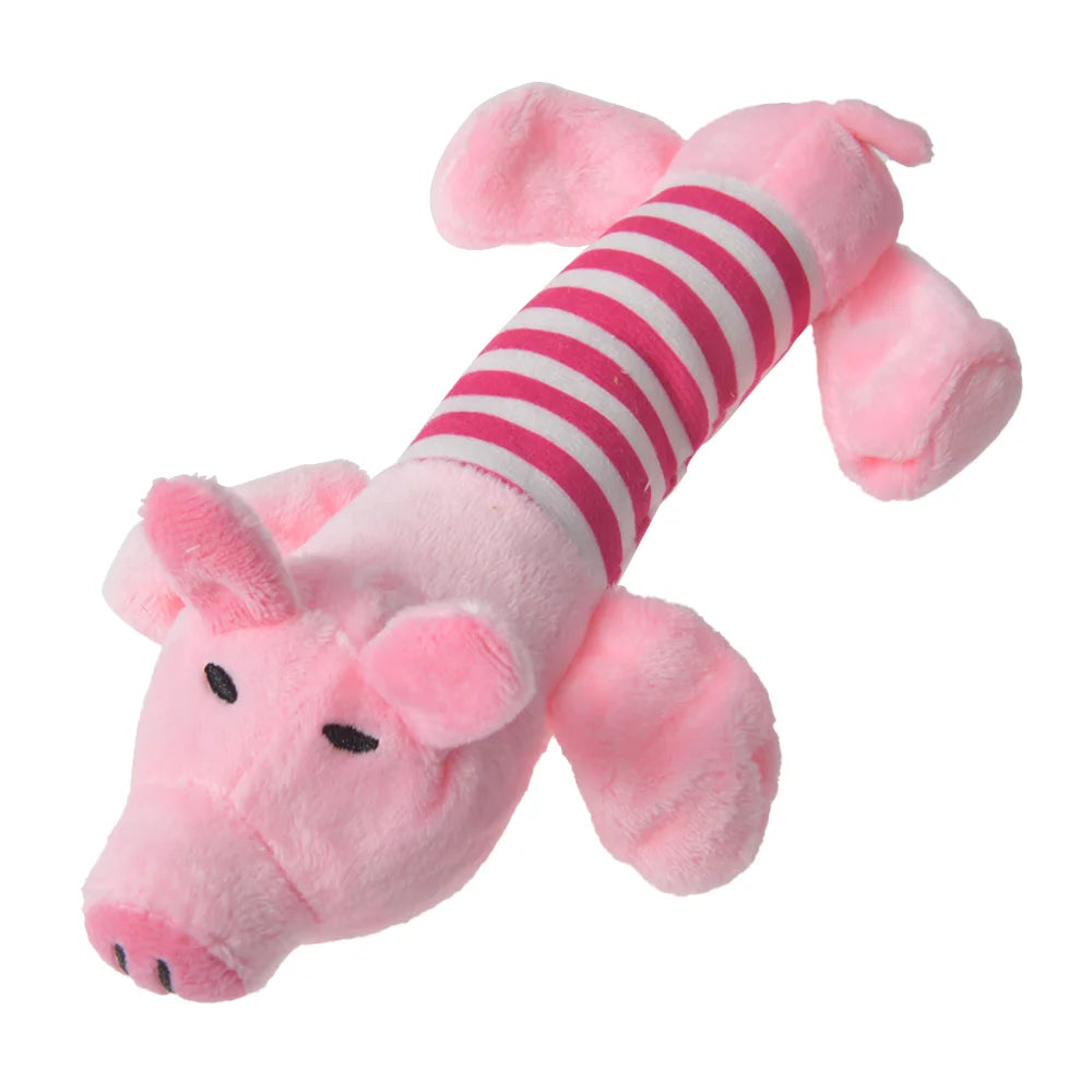 A playful plush companion designed for gentle chewing, cuddling, and everyday fun