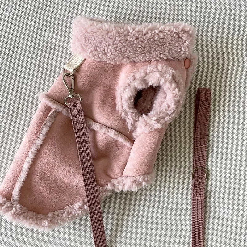 🧥Timber Warmth Fleece Dog Vest