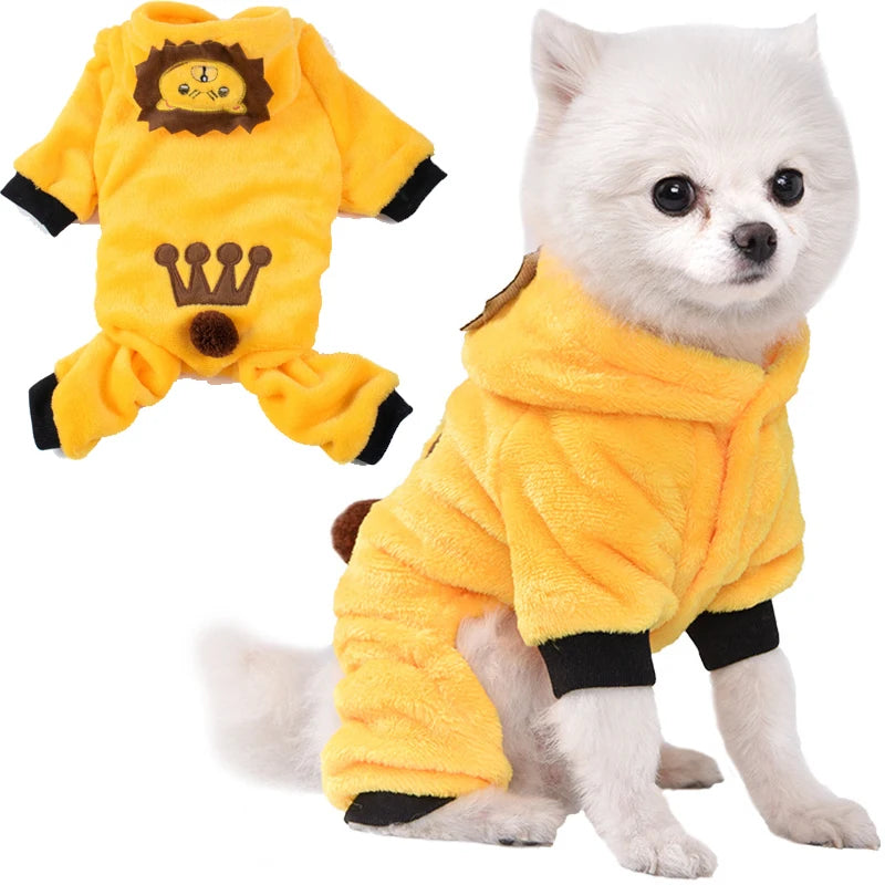 SnuggleBuddy Fleece Pet Jumpsuit