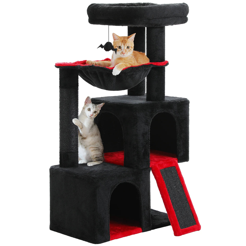 All-in-One Cozy Climbing & Resting Tower for Indoor Cats