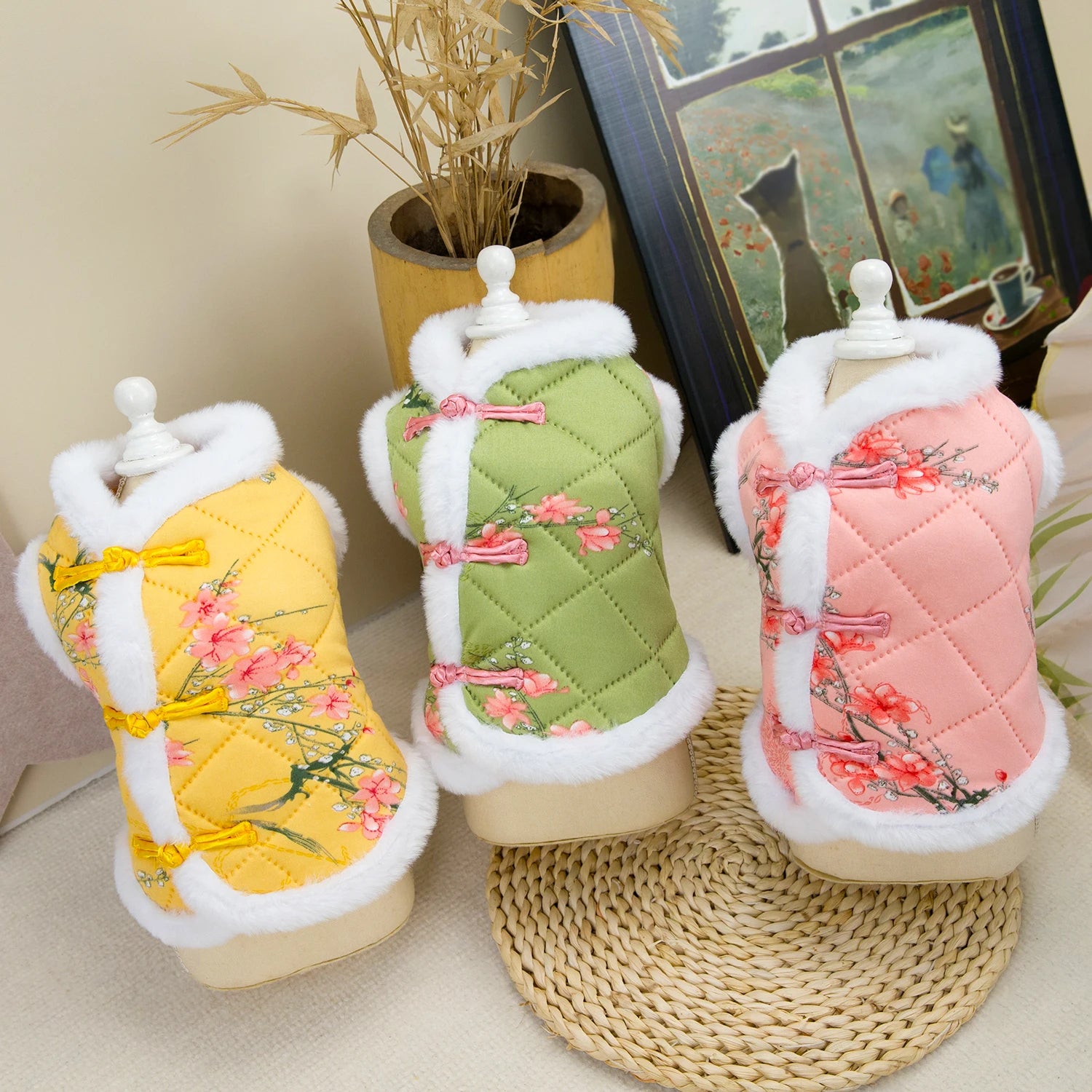 Chinese New Year Tang Suit Warm Dog Vest Jacket 🧧🐶✨