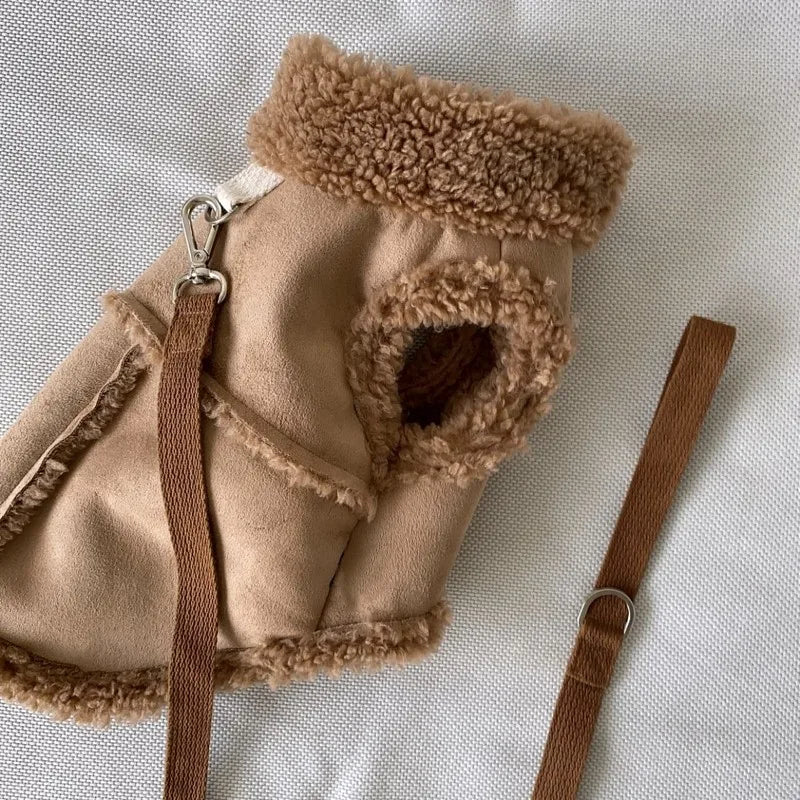 🧥Timber Warmth Fleece Dog Vest