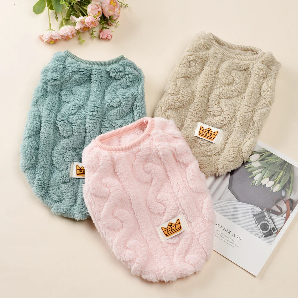 🧵Cozy Fleece Pet Sweater