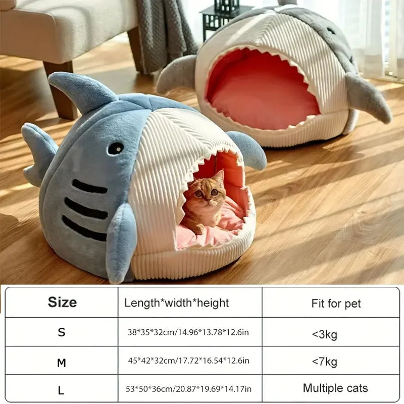 SharkNest Cozy Pet Cave