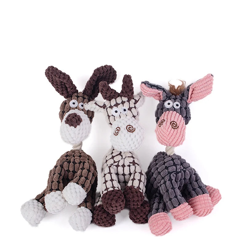 🐶Bite-Resistant Donkey Plush Dog Toy