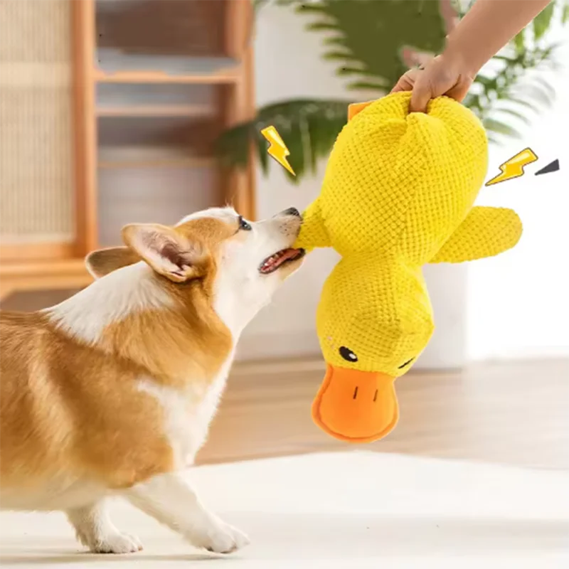 🐤Snuggle Duck Plush Squeaky Toy