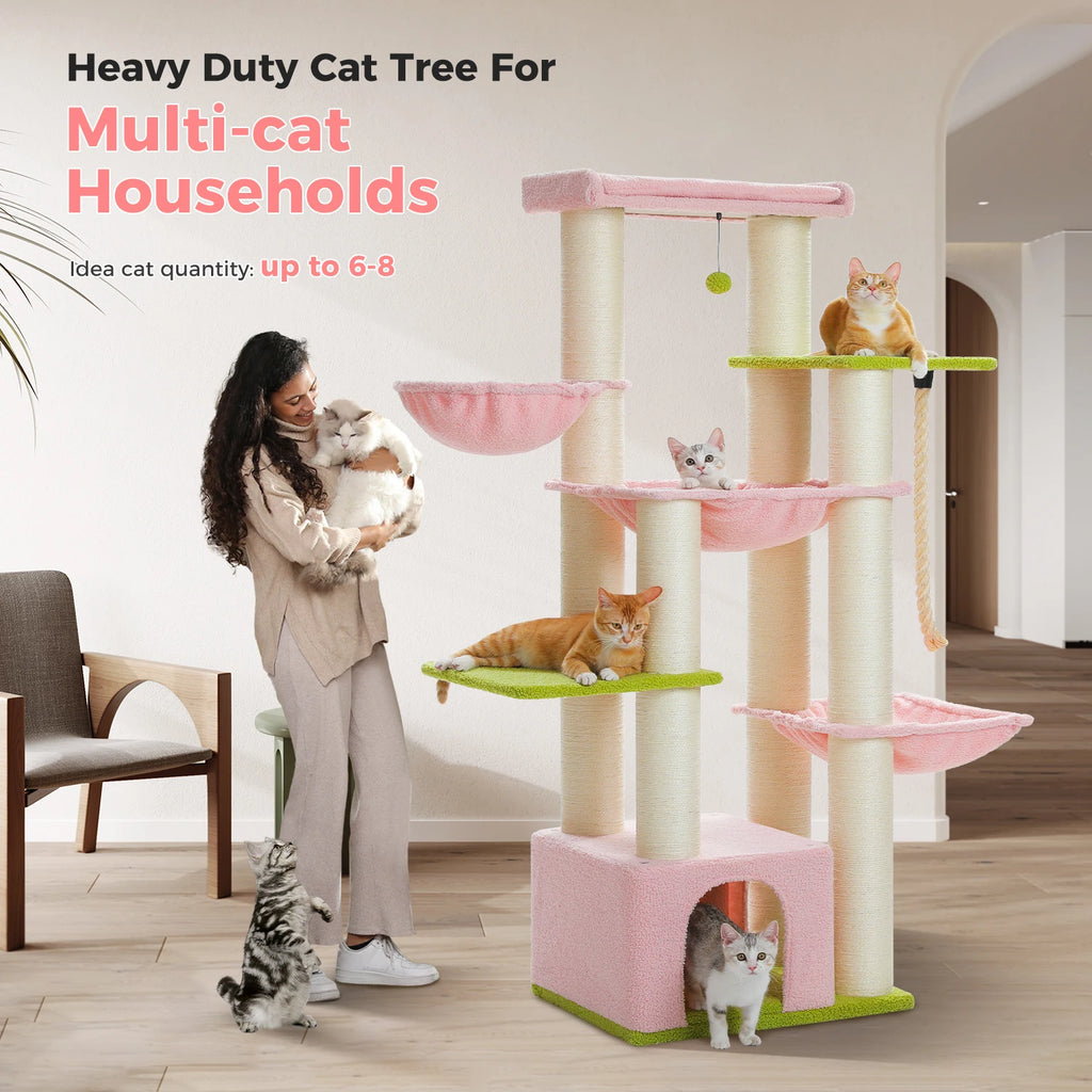 Extra-Large Climbing Tower for Big & Multi-Cat Homes