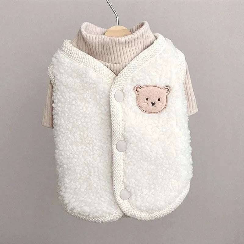 Cute Bear Winter Dog Jacket (XS–XL) 🧸❄️🐶