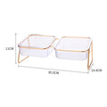 Neck-Friendly Feeding & Water Station for Cats and Dogs