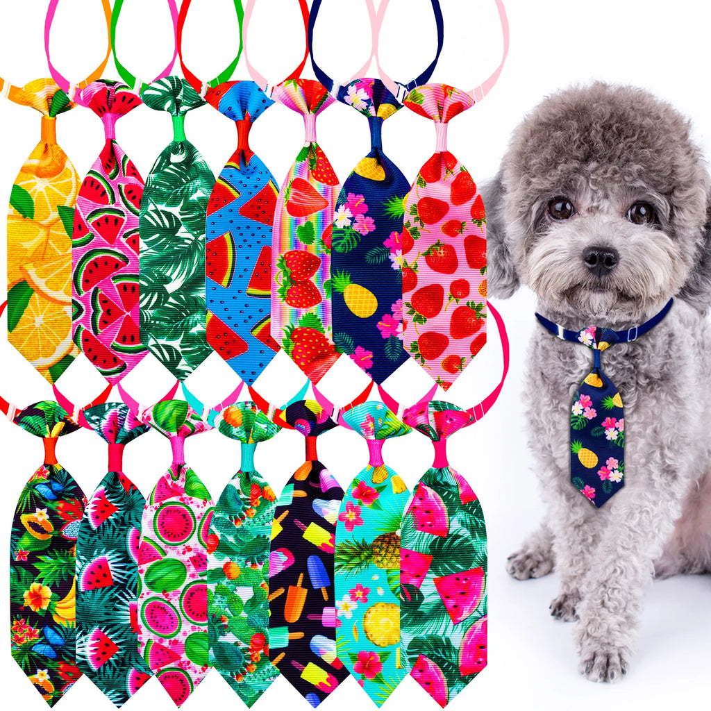 Colorful Pet Neckties Pack (10pcs)
