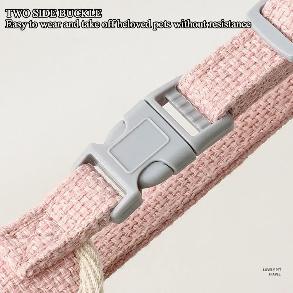 Necklace for Paws: Cozy Vest Harness + Leash Set