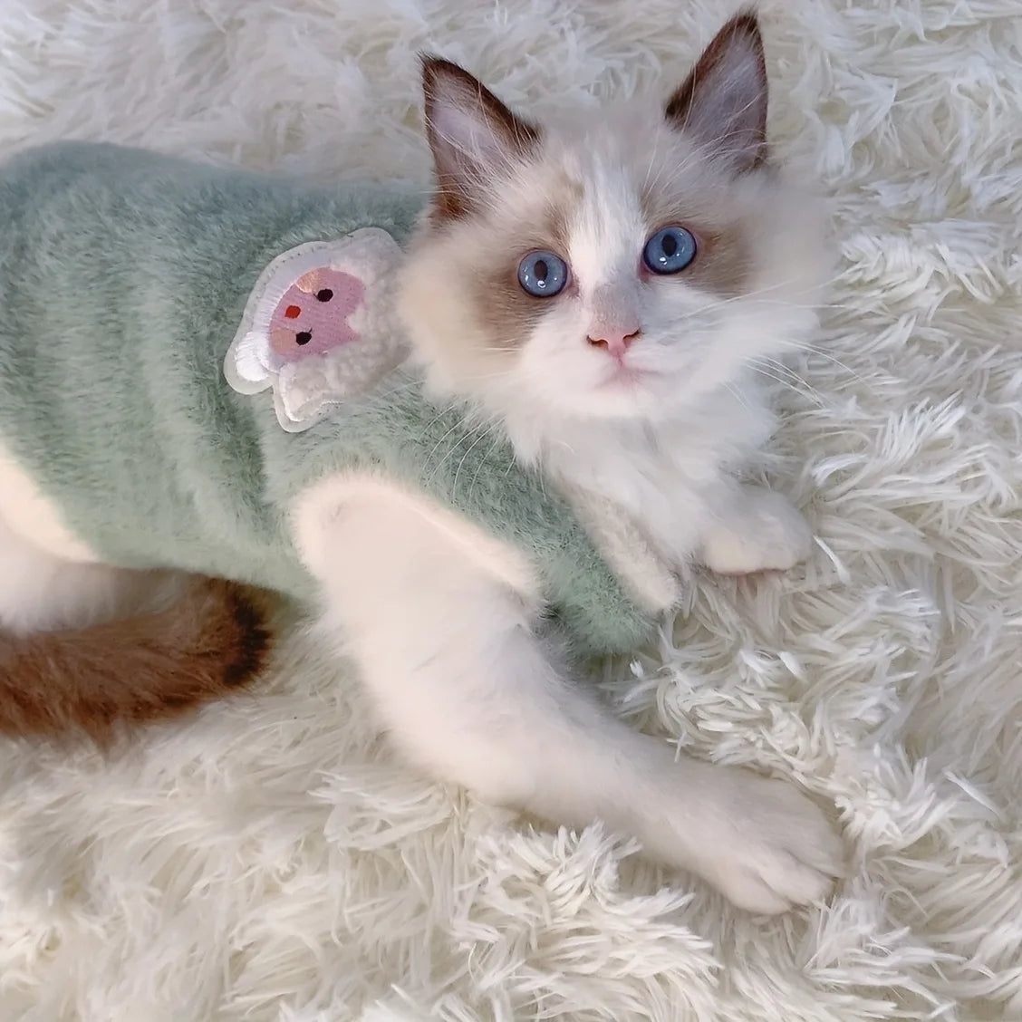 Winter Warm Cat Clothes Sweater