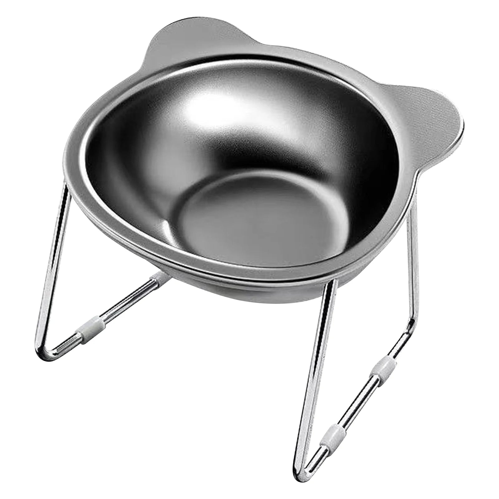 Elevated Stainless Steel Pet Bowl with Stand