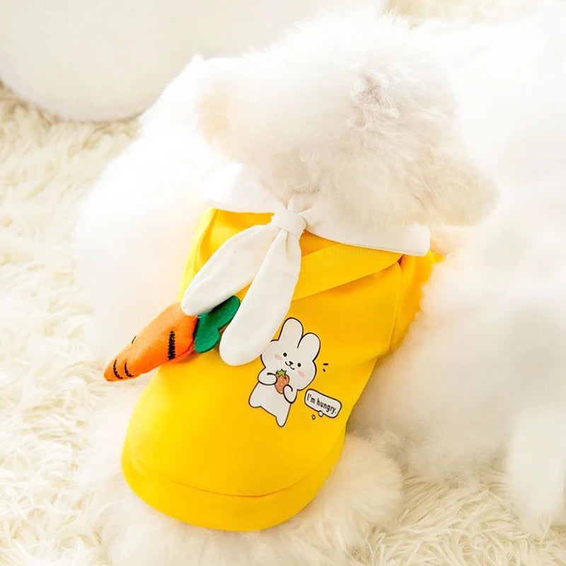 Winter Cartoon Dog Hoodie Sweatshirt (XS–XXL)