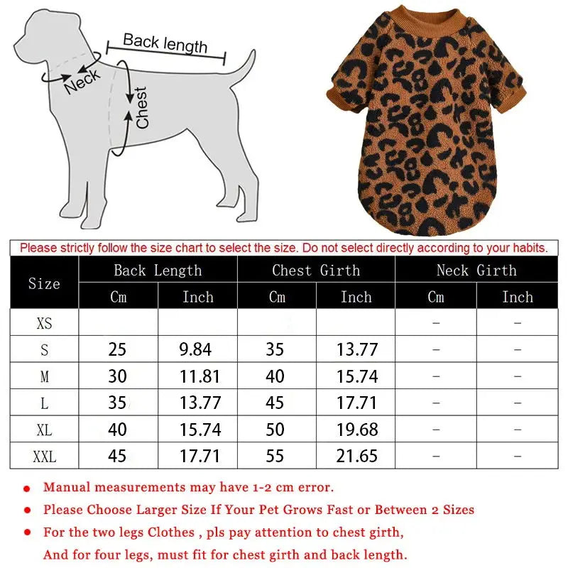 Leopard Cozy Dog Pullover