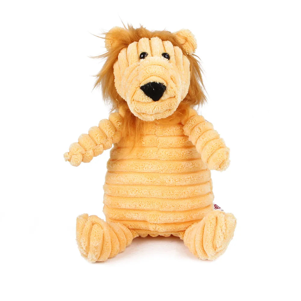 🐷 Crunchy Pals Corduroy Squeaky Dog Toy