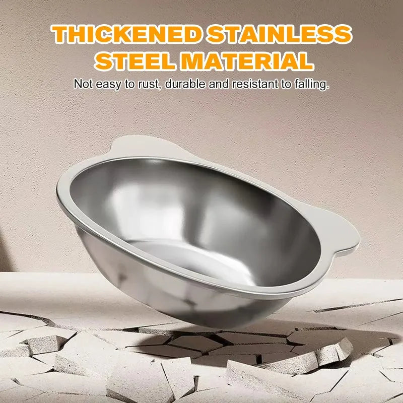 Elevated Stainless Steel Pet Bowl with Stand