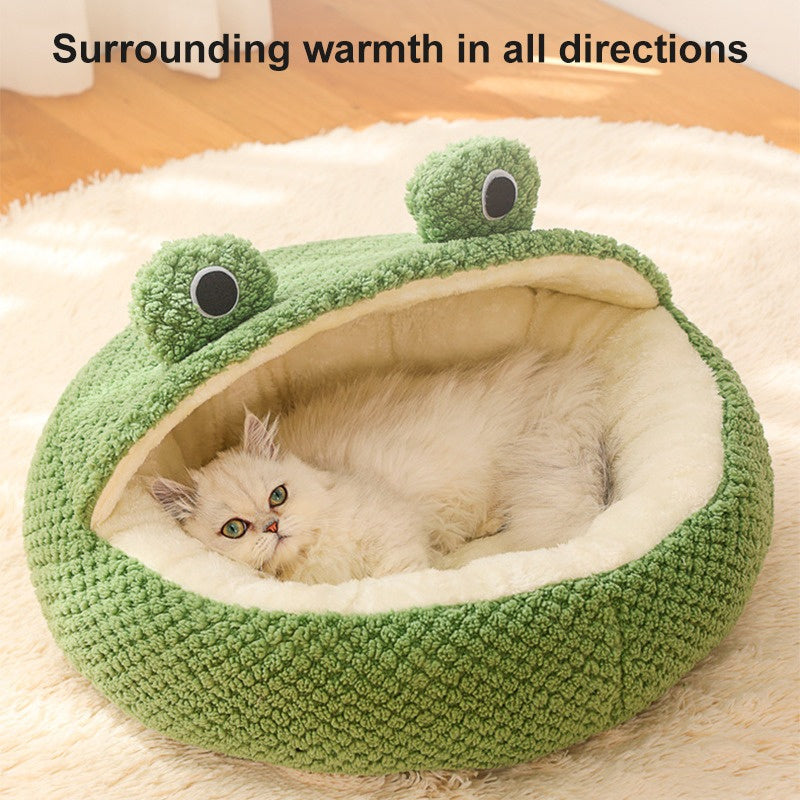 FrogNest Cozy Pet Cave