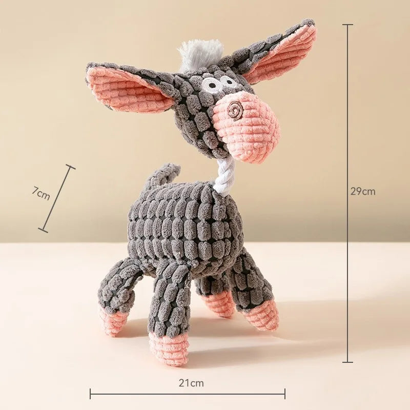 🐶Bite-Resistant Donkey Plush Dog Toy