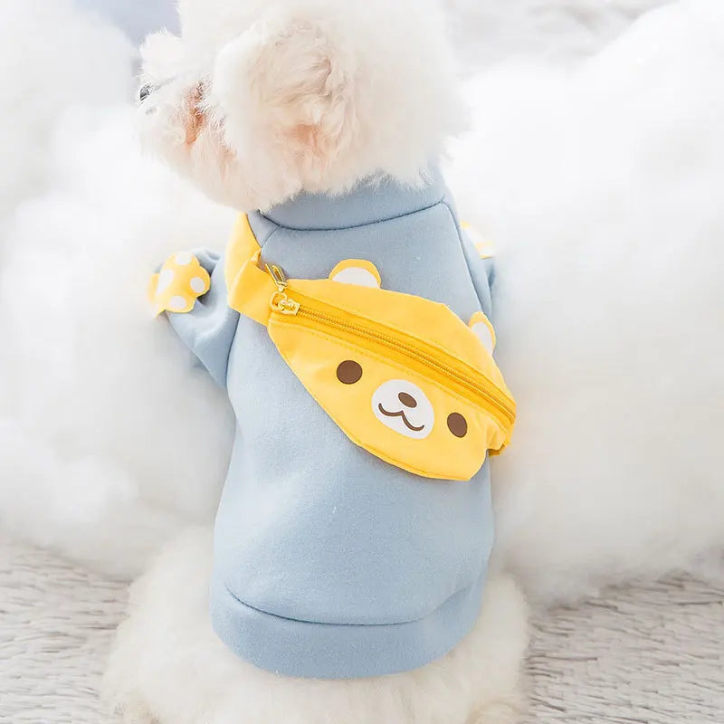 Winter Cartoon Dog Hoodie Sweatshirt (XS–XXL)