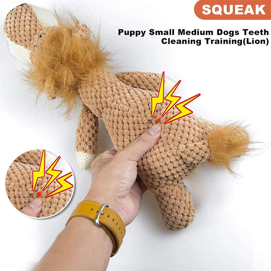 🐘Wild Pals Squeaky Plush Dog Toy