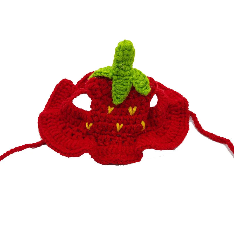 Cute Knit Cat & Dog Photo Hat (S/M)
