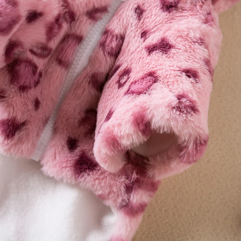 WildWarm Leopard Pet Hoodie