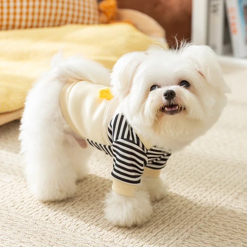 Winter Cartoon Dog Hoodie Sweatshirt (XS–XXL)