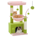 Compact 4-in-1 Climbing & Rest Tower for Indoor Cats