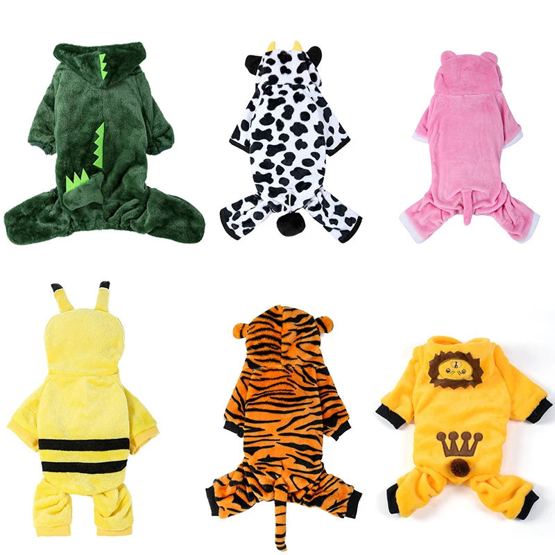SnuggleBuddy Fleece Pet Jumpsuit