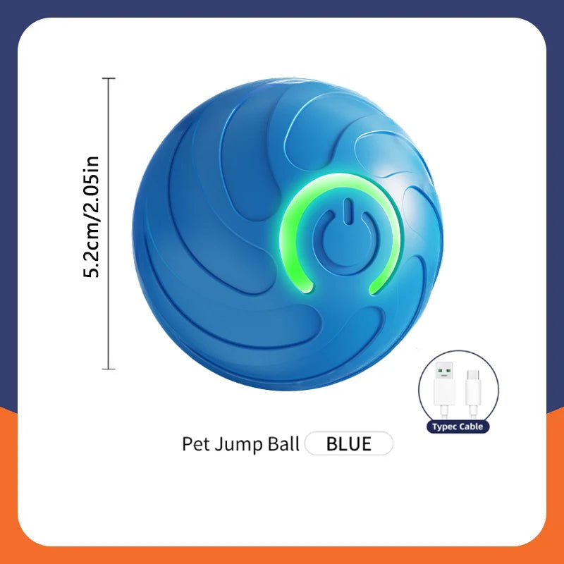 Smart Jump Ball Interactive Pet Toy (USB-C Rechargeable)