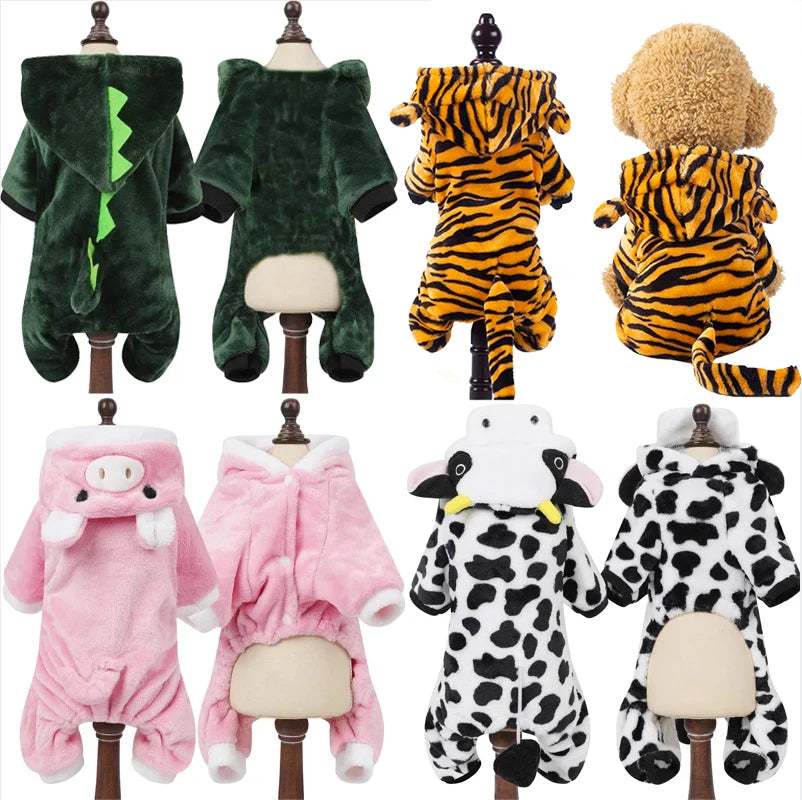 SnuggleBuddy Fleece Pet Jumpsuit
