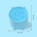 Elevated Slow-Feeding Cat Bowl (Anti-Choking & Neck-Friendly)