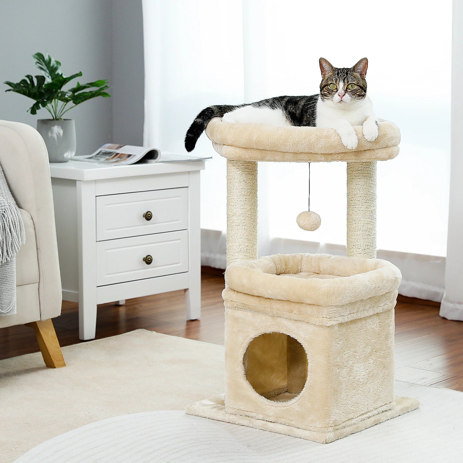 MiniNest Plush Cat Tower