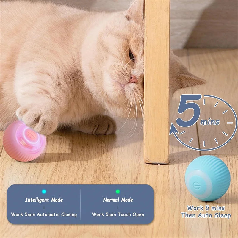Smart Jump Ball Interactive Pet Toy (USB-C Rechargeable)