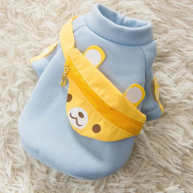 Winter Cartoon Dog Hoodie Sweatshirt (XS–XXL)