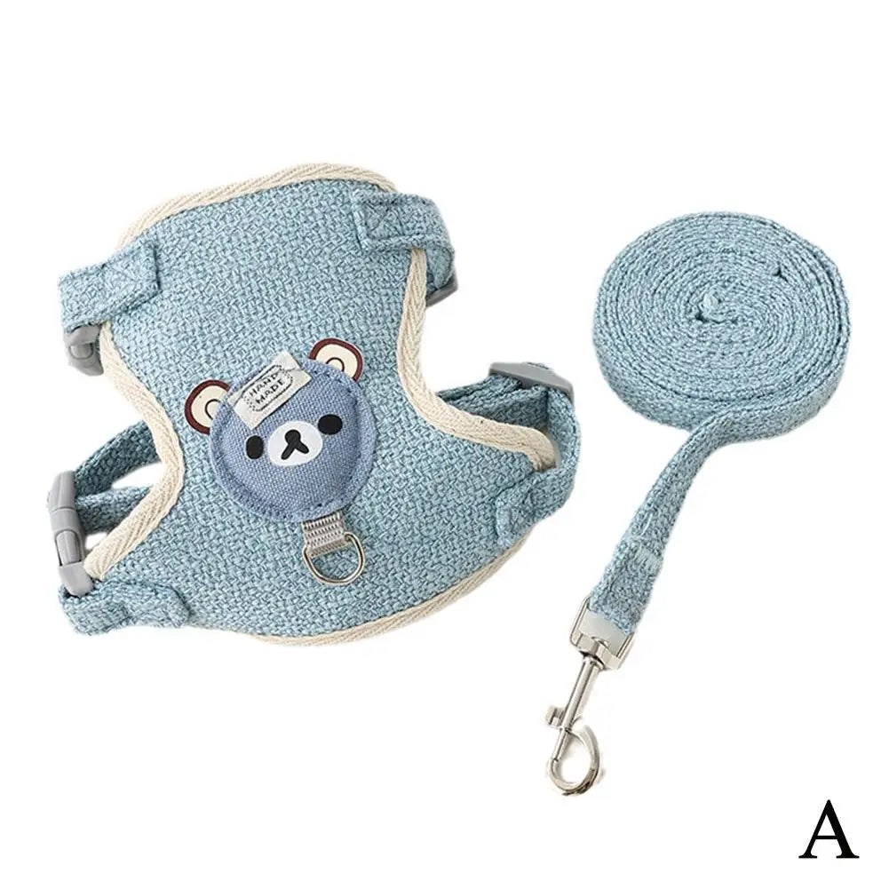 Necklace for Paws: Cozy Vest Harness + Leash Set