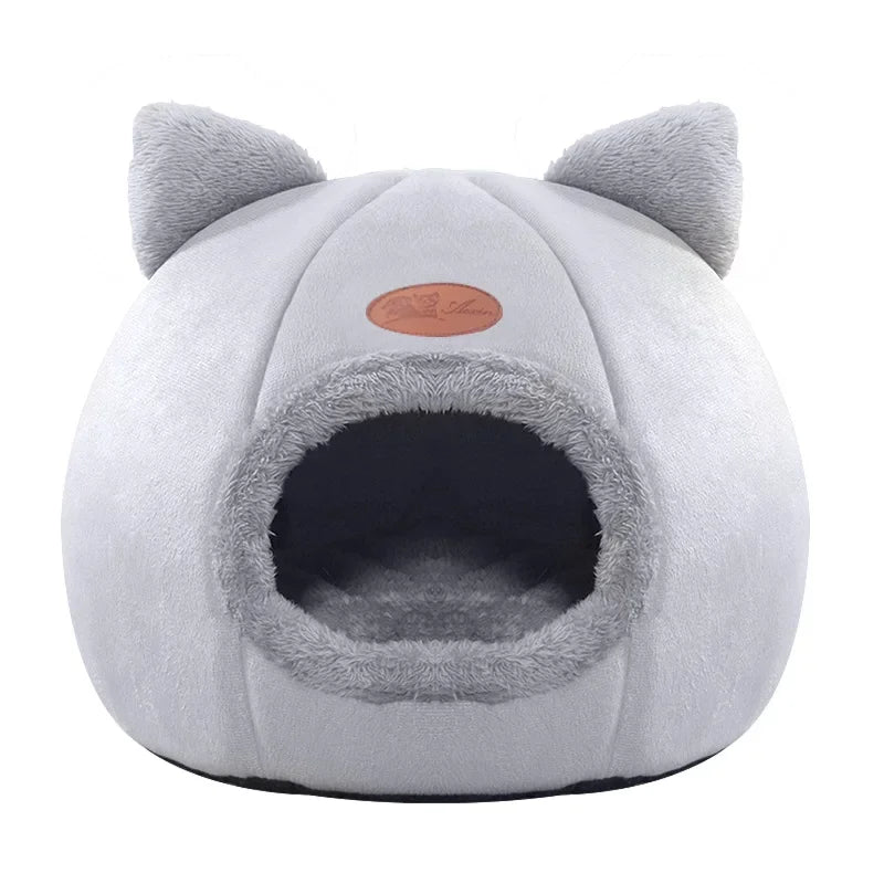 SoftNest Cozy Cat Cave Bed