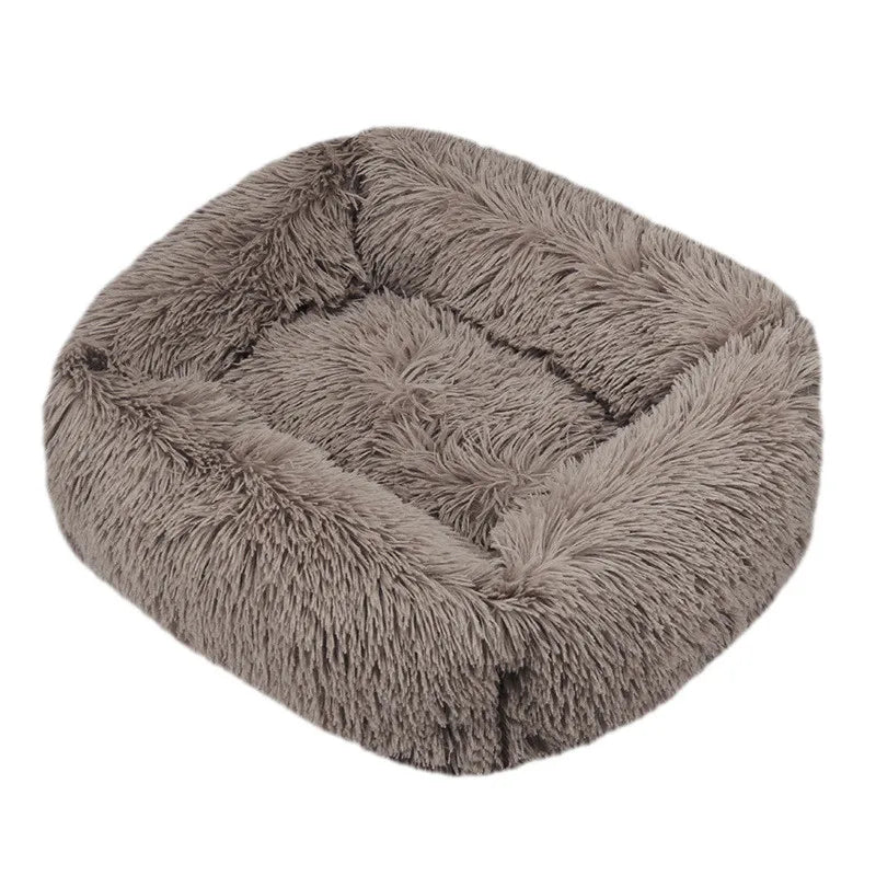 CloudCalm Plush Dog Bed