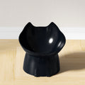 Elevated Whisker-Friendly Cat Bowl with Anti-Tip Base