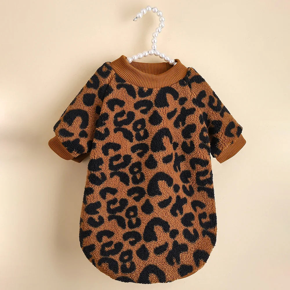 Leopard Cozy Dog Pullover